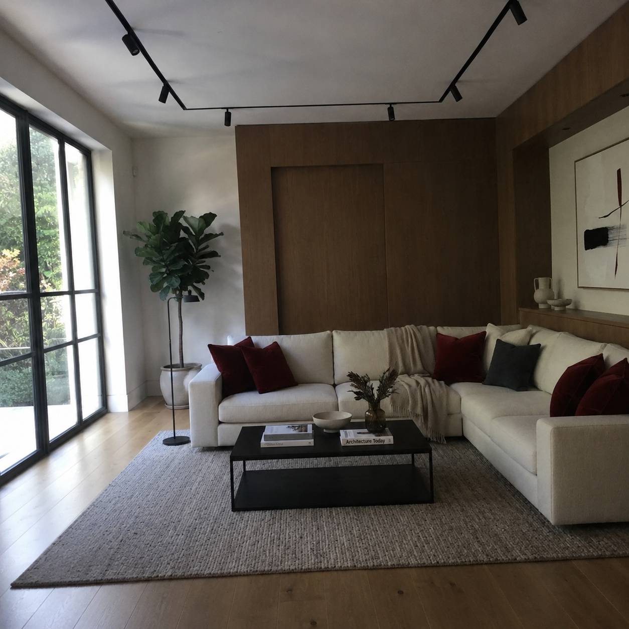 Real-estate living room - before