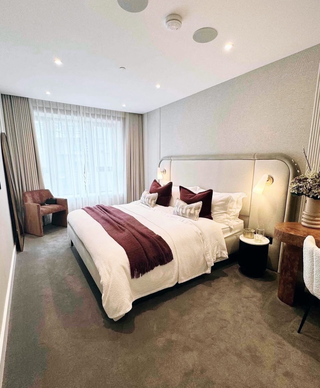 Bedroom listing photo before and after enhancement, compared with professional photography standards - before