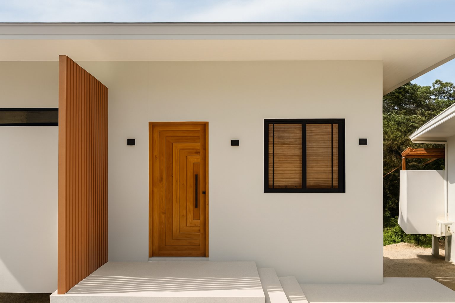 House exterior before and after enhancement for a faster-selling listing